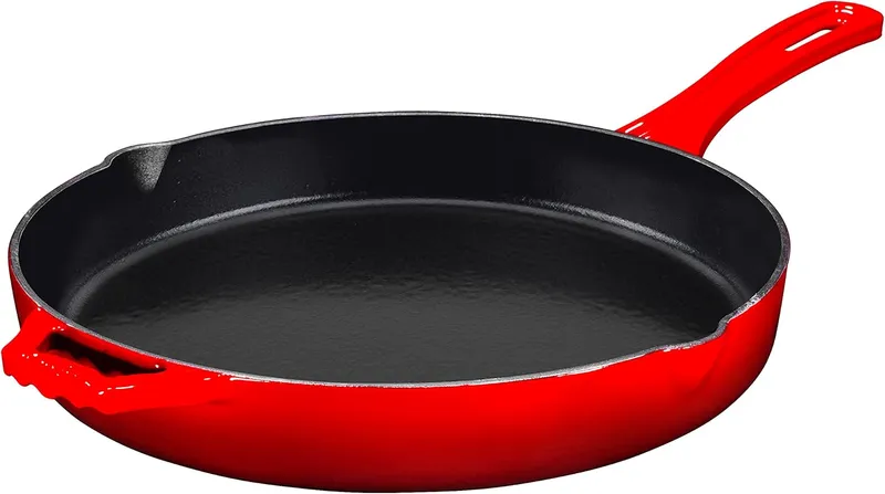 Bruntmor 12-Inch Enameled Cast Iron Skillet