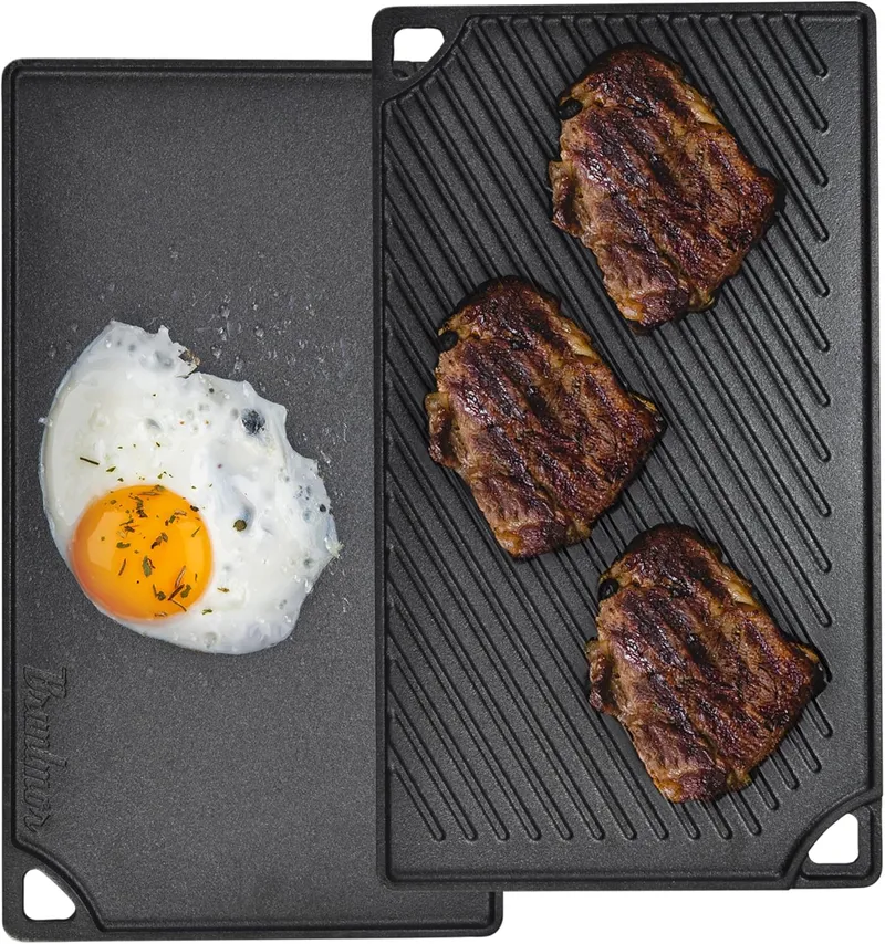 Bruntmor 2-in-1 Reversible Grill Plate