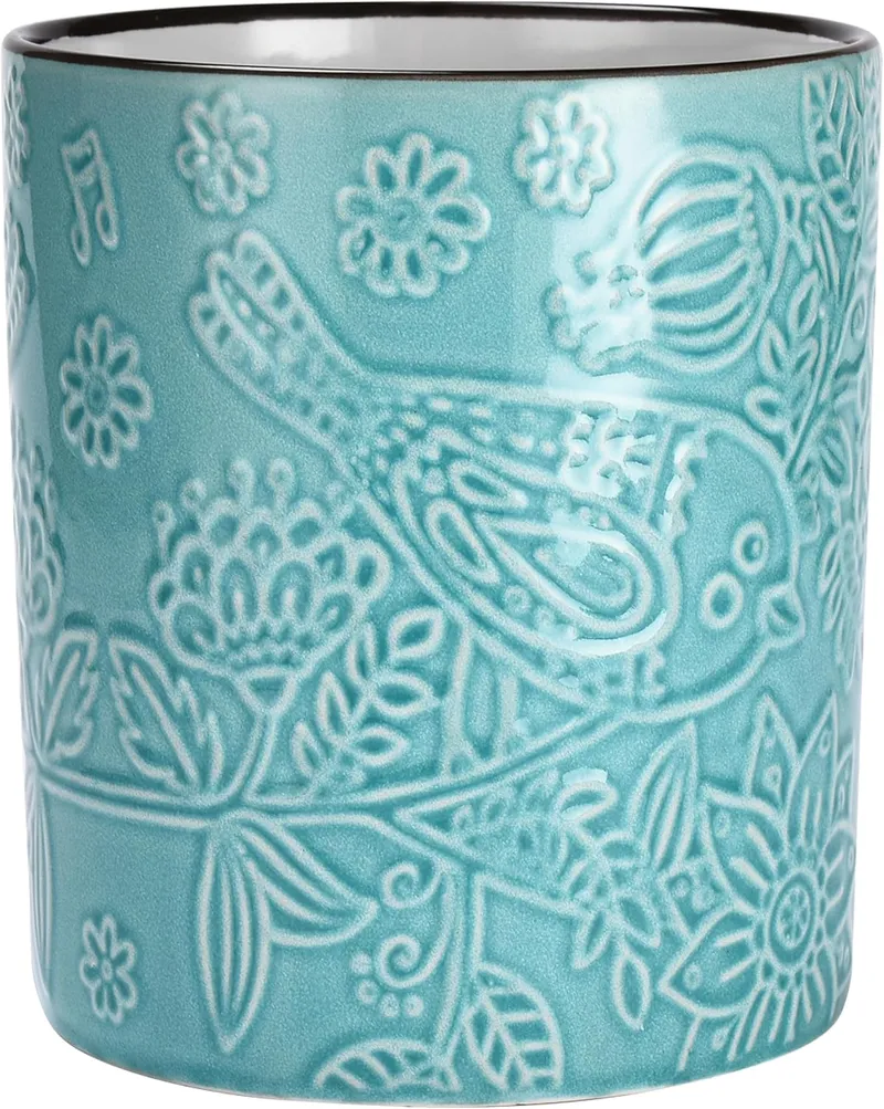 Bruntmor Ceramic Kitchen Utensil Holder for Countertop