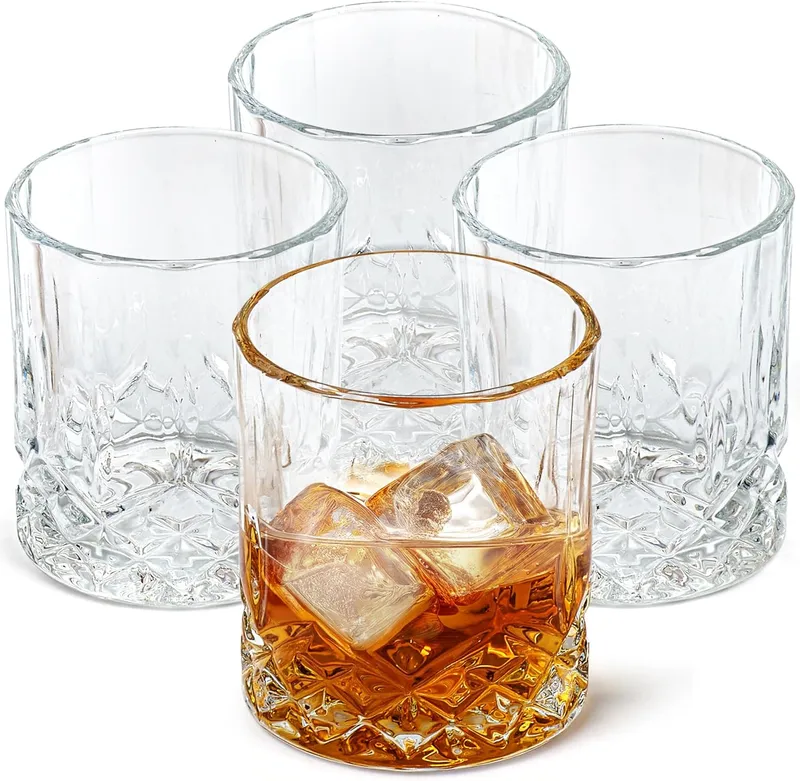 Bruntmor Whiskey Glasses Set